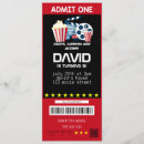 Recherche de movie party invitations Billet de cinéma