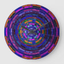 Search for stained glass clocks Colourful