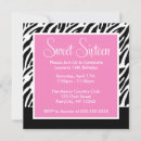 Search for zebra print invitations Girly