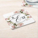 Search for floral wedding coasters Blush