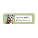 Search for bull dog return address labels Pitbull