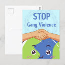 Search for violence postcards Peace