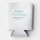 Search for anniversary can coolers Calligraphy typography elegant romantic