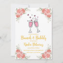 Recherche de bouteille de champagne invitations Rose et or