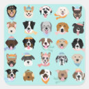 Search for dog with glasses stickers Puppy