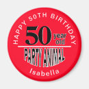 Search for 21st birthday magnets Typography