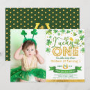 Search for st patricks 1st birthday invitations St patrick's day