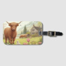 Search for highland cattle luggage tags Farm