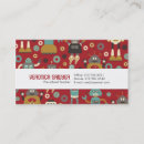 Search for robots business cards Retro