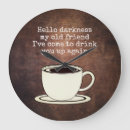 Recherche de humour de café horloges Caféine