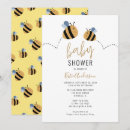 Search for bumble bee baby shower invitations Simple