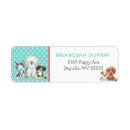 Search for puppies return address labels Dog