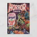 Recherche de monstre effrayant cartes postales Monstres