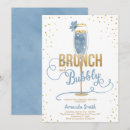 Search for champagne bridal shower invitations Gold glitter