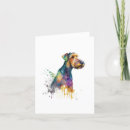 Recherche de airedale vœux cartes Terrier