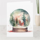 Search for winter snow globe christmas cards Ball
