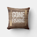 Search for gone fishing pillows Fisherman