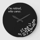 Search for retired who cares clocks Humour