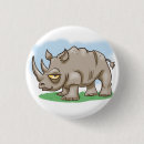 Search for rhinoceros buttons Cartoon