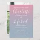 Recherche de pink and blue invitations Simple