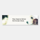 Search for animal cruelty bumper stickers Support