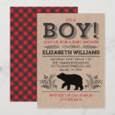 Search for flannel baby shower invitations Bear