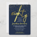 Search for female 80th birthday invitations Typography