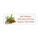 Search for dinosaur return address labels Party