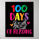 Search for elementary school reading posters 100 days smarter