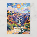 Search for zion national park postcards Us national parks