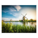 Search for dutch landscape posters Windmill
