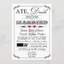Recherche de hipster wedding invitations Noir et blanc