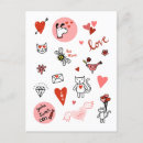 Search for kitty love postcards Heart
