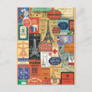 Recherche de paris collage cartes postales Voyage