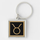 Search for taurus symbol keychains Birthday