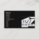 Recherche de musique jazz cartes visite Noir