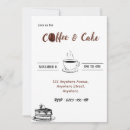 Search for cake shop invitations Coffee
