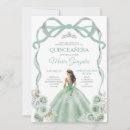 Search for silver and green sweet 16 invitations For her