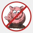 Search for funny pig cartoon stickers Farm