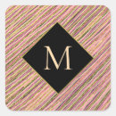 Search for gold glitter and black stickers Simple