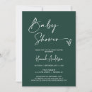 Search for emerald green baby shower invitations Simple