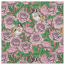 Search for white bird fabric Rose