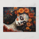 Search for dead rose postcards Calavera
