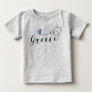 Recherche de grec bébé tshirts Drapeau de la grèce