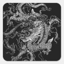 Search for black dragon stickers Black and white