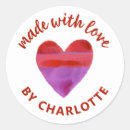 Search for valentine baking stickers Heart