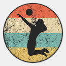 Recherche de volley autocollants Équipe