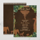 Search for animal bridal shower invitations Chic
