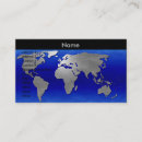 Recherche de voyageurs cartes visite Monde