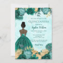 Search for turquoise quinceanera invitations Green